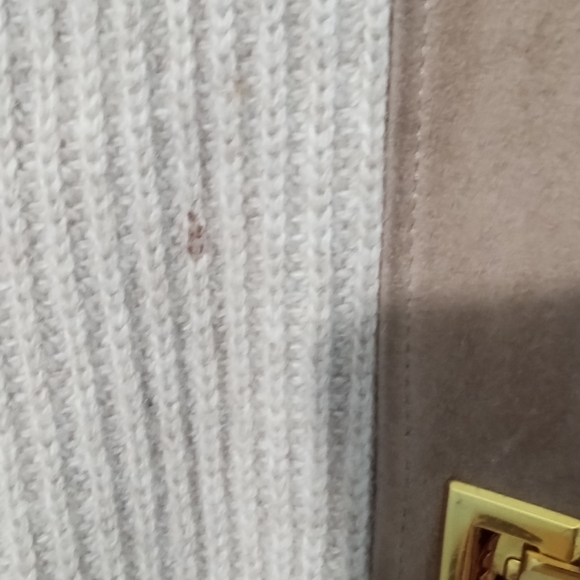 Tory Burch Tan Gold Cozy Cardigan Sweater - Picture 3 of 9